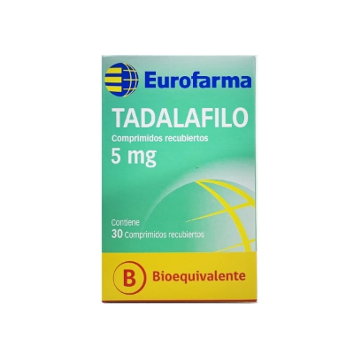 Imagen de Tadalafilo 5 mg x 30 comprimidos