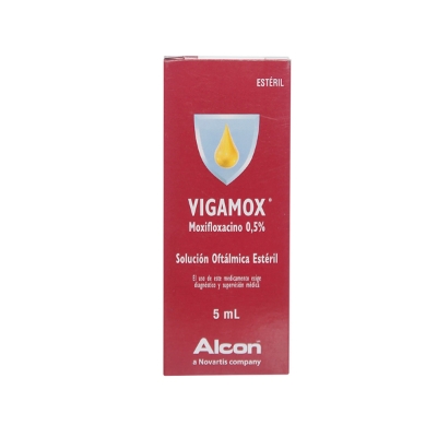 Imagen de Vigamox solución oftálmica 0,5 % x 5 ml