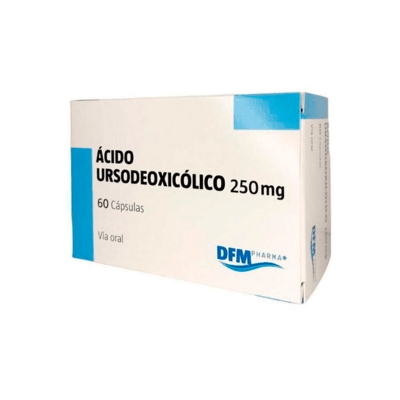 Imagen de Ácido ursodeoxicolico 250 mg x 60 cápsulas