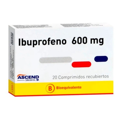 Imagen de Ibuprofeno 600 mg x 20 comprimidos recubiertos